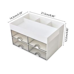 Makeup Storage Box Stationery Organiser Desk Organiser with Drawers Makeup Organiser Jewellery Storage Box Office Supplies