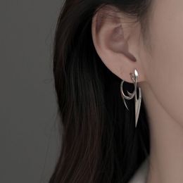 Punk Rock Unique Design Spike Darts Shape Stud Earrings Hip Hop Gothic Irregular Korean Earrings for Women Men Dancing Jewelry