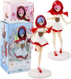 SSS Life in A Different World From Zero Ram Rem Figures Cosplay Little Red Hood Anime Sexy Beauty Model Toys MX2007273379761