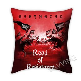 Baby Metal 3D Printed Polyester Decorative Pillowcases Throw Pillow Cover Square Zipper Cases Fans Gifts Home Decor