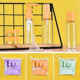 Storage Bottles Refillable Travel Refill Bottle Set Creativity Plastic Foaming Soap Dispenser Perfume Squeeze Spray Portable Pump