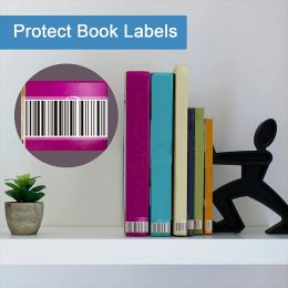 1000pcs Clear Labels Protector Waterproof Labels for Protecting Bar-Code,Numbers and Books in Seal,Office,Laboratory,Library