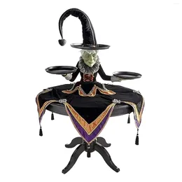 Decorative Figurines Halloween Equivalent Trading Tianping Witch Demonic Pact Resin Stand Home Decoration Ornament Wicked Desktop Sculpture