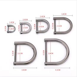 Metal 10mm-38mm Detachable Open Screw D Ring Buckle Shackle Clasp For Leather Craft Bag Strap Belt Handle Shoulder Webbing