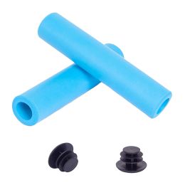 1 Pair Bicycle Handle Bar Grip Covers Soft Foam Silicone Sponge 130mm MTB Bike Grips Handlebar Cover Cycling Accessories