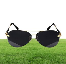 Men039s Polarized Sunglasses UV400 retro designer brand sunglasses mercedes de 743 Pilot metal without edges gafas hombre gr6769741