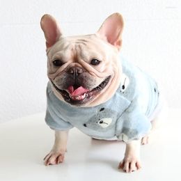 Dog Apparel Cartoon Animal Printing Coat For Fat Pajamas Est Two Legs Warm Clothes Fall And Winter Small Dogs