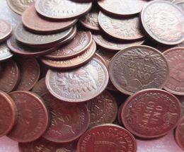 US Indian Head Cent A set of 18591909 53pcs 100 Copper craft Copy Coins metal dies manufacturing factory 2992291