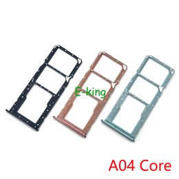 10pcs For Samsung Galaxy A04 A04S A04E Core Sim Card Slot Tray Holder Sim Card Reader Socket