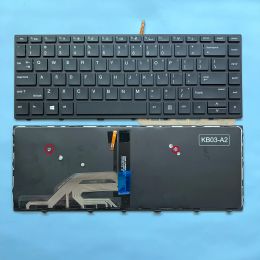 Keyboards 430 G5 US Spanish Keyboard For HP ProBook 430 G5 440 G5 445 G5 440g5 430g5 Laptop Backlit Keyboard Frame SG8771040A SP