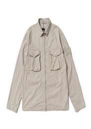 Mens Jacket Lapel Neck windbreaker zipper shirt Ghost shirt coat Metallic Nylon italy style Clothes long sleeve Outerwear6510514
