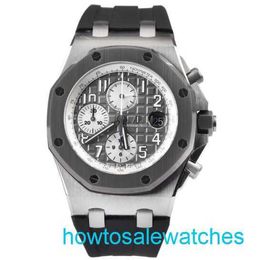 Male AP Wrist Watch Oak Tree Offshore 26470IO Cement Grey Colour 42mm Gauge Set