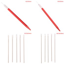 0.6/0.8mm Doll Hair Rooting Reroot Rehair Needles Doll Hair Rerooting Tool For Wig Making Supplies Accessories