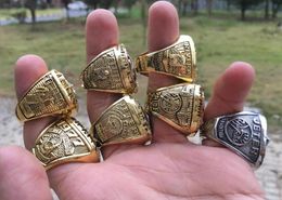 7PCS 1977 1978 1996 1998 1999 2000 2009 Baseball World Series ship Ring Set Souvenir Men Fan Gift Drop 1607914