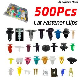 100/200/500pcs Universal Auto Fastener Random Mixed Car Bumper Clips Retainer Car Fastener Rivet Door Panel Fit for All Car