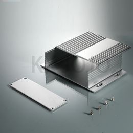 Aluminum Enclosure 147*41*100/150/155mm Split Box Waterproof Type Case Electronic Box DIY Power Housing Instrument Silver/Black