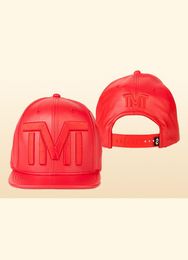 Fashion Fashion TMT Snapback Hat The Money Hats Summer Visor Leather Cap St Skateboard Gorras Adjustable Caps6930891
