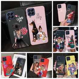 For Samsung Galaxy M33 Case SM-M336B Stylish Girls Soft Silicone Fundas Phone Cases For Samsung M33 M53 M 33 53 5G Cover Bumper