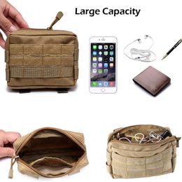 New Military Molle Pouch Tactical Belt Waist Bag Outdoor Sport Waterproof Phone Bag Cycling EDC Tool Pocket Hunting Fanny Pack