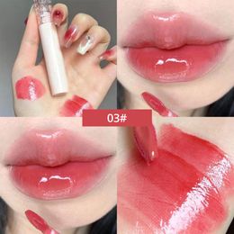 Bubble Lip Gloss Mirror Water Liquid Lipstick Milk Tea Colour Lipgloss Long Lasting Moisturising Sexy Lip Tint Makeup Cosmetics