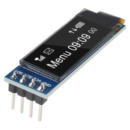 6 PCS 0.91 inch I2C SSD1306 128x32 Pixels IIC 3.3V 5V white Character Display 4Pins for Arduino ESP32 ESP8266 AVR PIC STM32