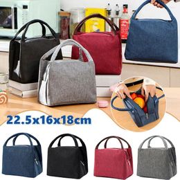 Storage Bags Portable Bento Bag/picnic Bag/Aluminum Foil Insulated Lunch Bag/Handbag Office Insulation /