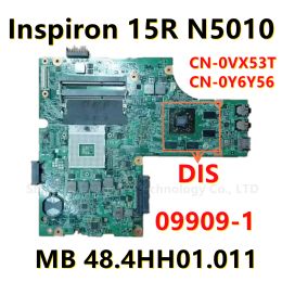 Motherboard 099091 099092 For dell Inspiron 15R N5010 Mainboard MB 48.4HH01.011 CN0VX53T 0Y6Y56 052F31 Laptop Motherboard DIS or UMA HM57