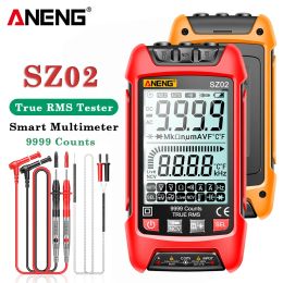 ANENG SZ02 Digital Multimeter Transistor Smart Testers 9999 Counts True RMS Auto Electrical Capacitance Metre Temp Resistance