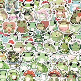 100PCS Frog Cute Stickers For DIY Diary Notebook Guitar Scrapbooking Motorcycle Laptop Luggage Graffiti Decals