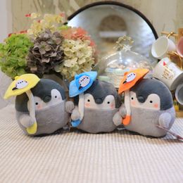 Cartoon Cute 8-inch Umbrella Penguin 20CM Doll Machine Doll Plush Toy Vital Penguin