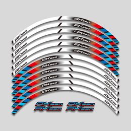 For KYMCO AK550 ak 550 Motorcycle Rim Sticker Stripe Wheel Decals Motorcycle sticker Front Rear wheels