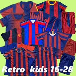 Retro 05 06 07 08 09 10 MadridsXAVI A.INIESTA Soccer Jerseys 96 97 11 12 14 15 vintage shirt RONALDINHO MESSIS RIVALDO HENRY RONALDO PUYOL Kids Kitsfootball