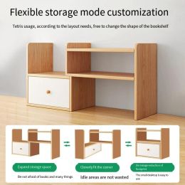 Desk Bookshelf Desktop Shelving Desk Storage Shelf Dormitory Good Learning Desk Multi-Layer Small Layer Shelf Layered Shelf