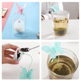 Tea Strainer Silicone Tea Infuser Teaware Reusable Tea Bules Philtre Diffuser Tea Bags Infusers For Spice Teapot Kitchen Supplies