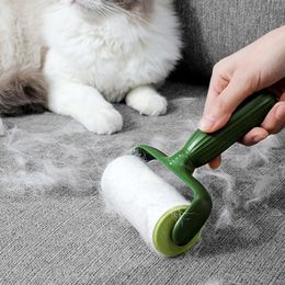 Tearable Roll Paper Sticky Roller Dust Wiper for Clothes Pet Hair Carpet Cleaning Brush Portable Replaceable Home Clean Tool
