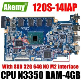 Motherboard For Lenovo 130S14IGM 120S14IAP Laptop motherboard Mainboard with CPU N3350 N4100 N4200 RAM 4GB 8GB 32G 64G SSD