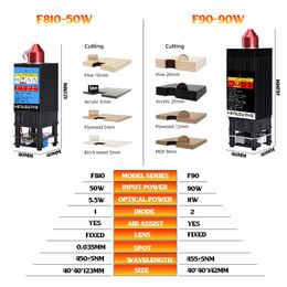 MONTHLY PROMOTION 90W Laser Cutting Machine 50W Air Assist Cnc Router For Wood Cutter Laser Engraver For Metal