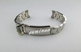 20mm ( 16mm) NEW High Quality Polished + Brushed Finish Pure Solid Stainless steel Watchband BANDS Watch Strap For watch6413982