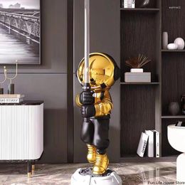 Decorative Figurines Large Floor-to-ceiling Living Room Decoration Lightsaber Smart Light-emitting Bluetooth Speaker Home Gift