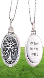 Pendant Necklaces 1PC Tree Cremation Jewelry For Ashes Urn Necklace Women8425929