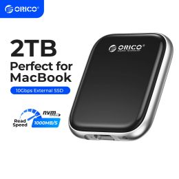 Drives ORICO Beetle Portable SSD 1000MB/S External Solid State Drive 2TB 1TB 512GB USB 3.2 Gen2 Type C PSSD for MacBook Air Pro Laptop