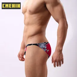 Underpants CMENIN Cotton Gay Sexy Underwear Men Jockstrap Briefs LOGO Bikini Mens Men's Cuecas AD7302