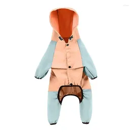 Dog Apparel Adjustable Raincoat Waterproof Pet Breathable Rain Gear For Small Dogs Portable Clothes Bichon