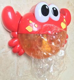 Cute Funny Crab Music Bubble Maker Machine Blower Toy With Songs Kids Baby Bath Bubble Shower Toy1975723