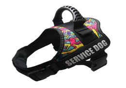 Dog Vest Harness for Service Dogs Comfortable Padded Dog Training Vest with Reflective Patches and Handle for Large Medium Small 3218476