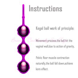 Safe Silicone Smart Ben Wa Egg Vagina Tighten Exercise Machine Vaginal Geisha Ball Sex Toys for Women