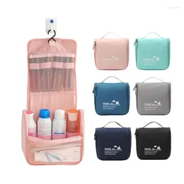 Storage Bags Portable Makeup Women Travel Cosmetic Bag Female Toiletries Hanging Organizer Waterproof Neceser Bathroom Wash