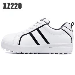 PGM Children's Golf Shoes Waterproof Anti-skid Teenager Light Weight Soft and Breathable Sneakers Boys Girls Sports Shoes XZ220