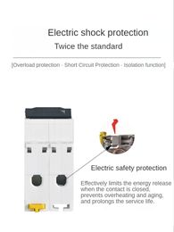 Schneider C65N-DC C1P 2P A9 Rail type Air switch household solar energy DC Miniature Circuit Breaker MCB 20A 25A 32A 40A 50A 63A