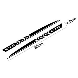 2PCS Car Door Side Stickers For Cadillac ATS BLS CT4 CT5 CT6 CTS Escalade EXT SLR SLS SRX STS XLR XT4 XT5 XT6 XTS Auto Accessory